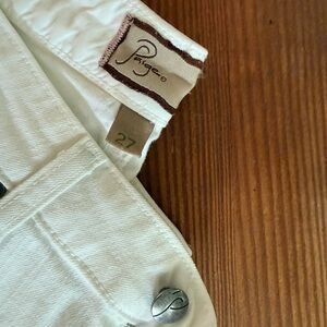 PAIGE Off-White Denim Jeans